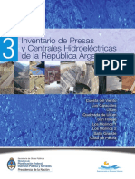 Inventario de Presas y Centrales Hidroeléctricas de La República Argentina Vol .3