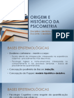 Origem e Histórico Da Psicometria 1