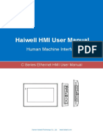 User's Manual of Haiwell C Series Ethernet HMI