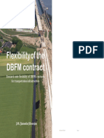 Flexibility of The DBFM Contract