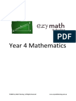 Ezy Math Tutoring - Year 4