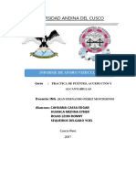 Informe de Aforo Vehicular