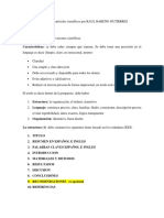 Como Escribir Artículos Científicos Por RAUL BAREÑO GUTIERREZ