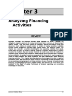 Analyzing Financing Activities: Review