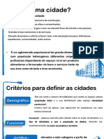 Cidades Criterios Evolução