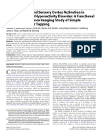 Atypical Motor and Sensory Cortex Activation in Attention-Deficit Hyperactivity Disorder A Functional Magnetic Resonance Imaging Study of Simple Sequential Finger Tapping