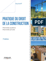 Pratique Du Droit de La Construction - EYROLLES