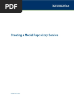 Creating ModelRepositoryService