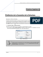 Tricalc Práctica 2 Definición de La Geometría de La Estructura Práctica Tricalc