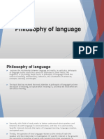 Philosophy of Language