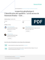 Apports de La Prospection Geophysique A L'identification Des Aquiferes: Cas Du Secteur de Hammam Bradaa - Guelma, Algerie Orientale