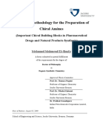 Improved Methodology For The Preparation of Chiral Amines