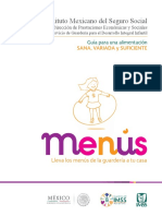 Menus Guarderias Imss PDF