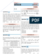 Prova Matematica Comentada