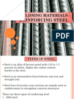 Buildning Materials:: Reinforcing Steel