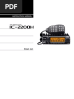 Icom IC-2200H Instruction Manual