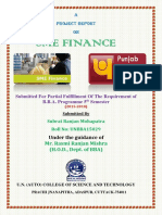 A Project Report On Sme Finance