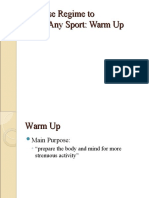 Exercise Regime To Begin Any Sport: Warm Up