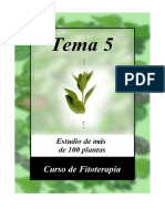 Fitoterapia 5 Estudio de Mas de 100 Plantas PDF