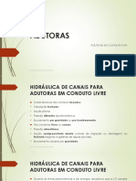 Dimensionamento Condutos Livres - ABASTECIMENTO