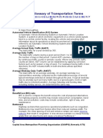 Glossary Traffic Engineering