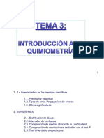 Introduccion A La Quimiometria