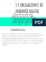 Derechos y Obligaciones de La Ciudadanía Digital