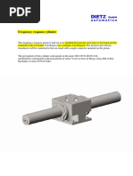 Frequency Response Hydraulic Cylinder - English