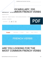 The 200 Most Common French Verbs - Talk in French