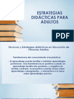 Estrategias Didácticas para Adultos