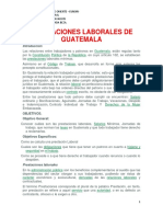 Prestaciones Laborales de Guatemala