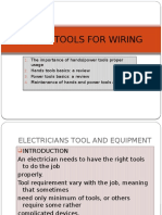 Topic 2 Hands Tools For Wiring