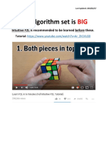 Best F2L Algorithms