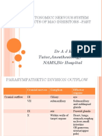 Drugs and Ans and and Efeects of Mao Inhibitors - Part II