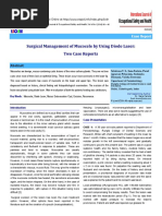 Surgical Management of Mucocele by Using Diode Laser: Two Case Reports