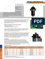 MFC - Microseparator Fuel Coalescer