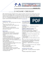 08ATSBL01 - Oceanic Checklist