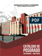 Catalogo de Posgrado-UNI 2017