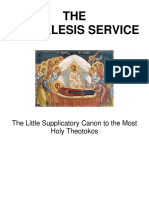 Paraklesis Service