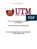 E5 Lab Sheet Measurement of Jet Forces