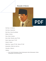 Biography of Sukarno