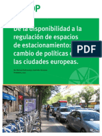 Estacionamiento y Cambio de Plíticas en Europa