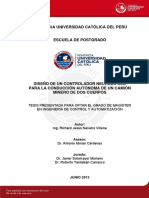 Navarro Richard Diseño Controlador Neurodifuso Conduccion Autonoma Camion Minero Dos Cuerpos