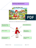 Teaching Comprehension: Little Red Riding Hood