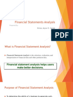 Financial Statements Analysis - Report