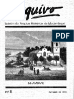 Boletim Do Arquivo Histórico de Moçambique Nº8 - Outubro de 1990