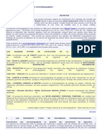 Les Différentes Techniques de Chromatographie