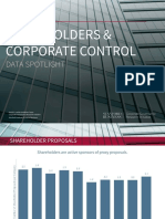 Shareholders & Corporate Control: Data