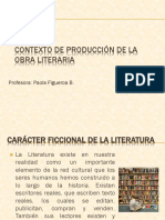 Contexto de Producción de Una Obra Literaria