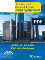 Brochure, 13th Annual State and Local Procurement Symposium (Detroit, April 19-20, 2018)